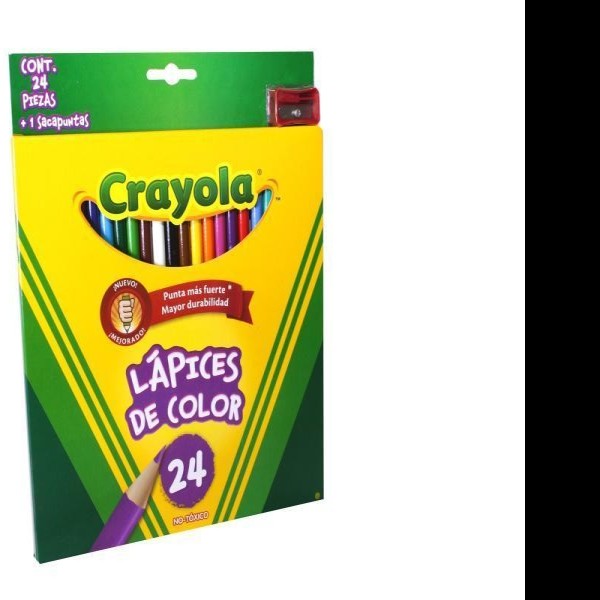 COLORES ESTUCHE C24 L. CRAYOLA REDONDO 684024